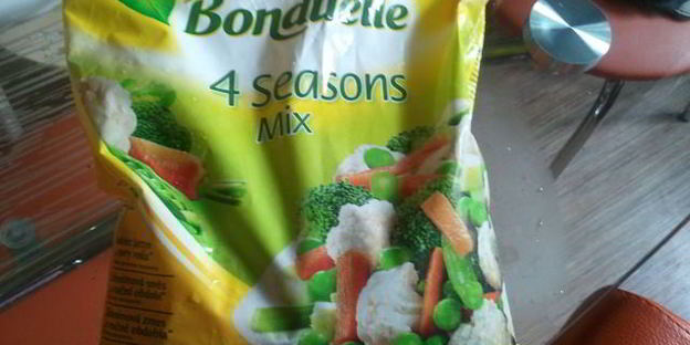 рис с замороженными овощами