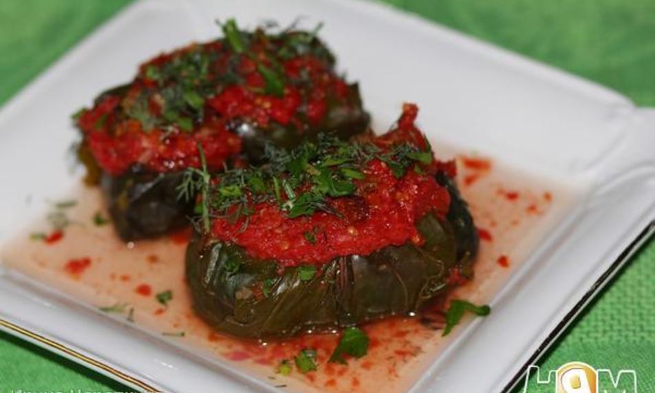 Рецепт голубцов из свекольной ботвы с булгуром