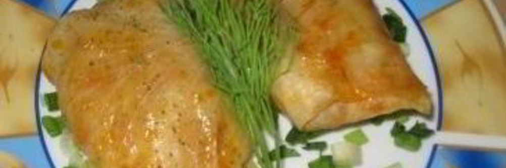 Голубцы овощные в кастрюле