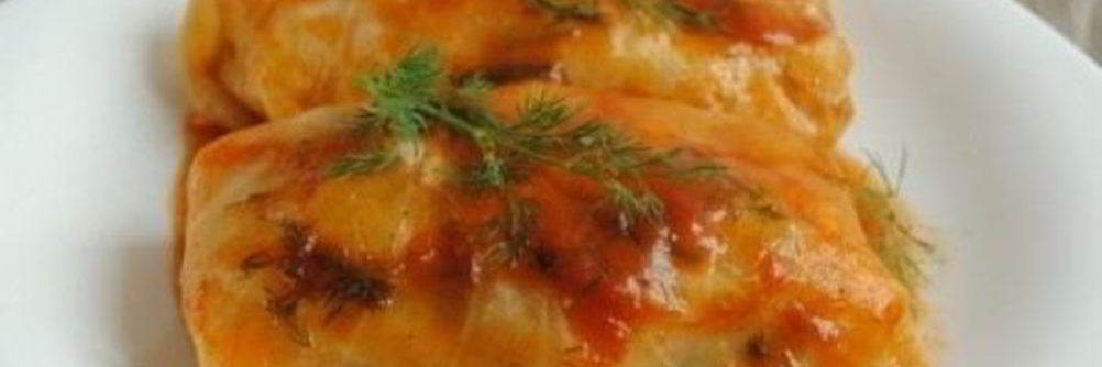 Голубцы с грибами