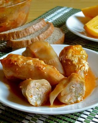 Голубцы с капустой и фаршем в духовке