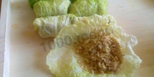 голубцы с куриным фаршем