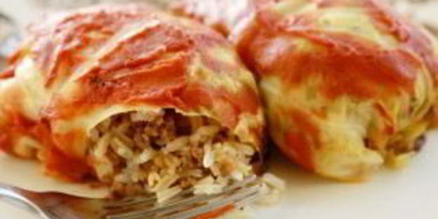 голубцы с мясом и рисом