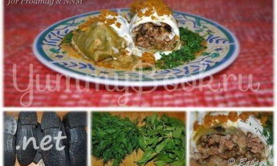 Рецепт голубцов с мясом, перловкой и грибами