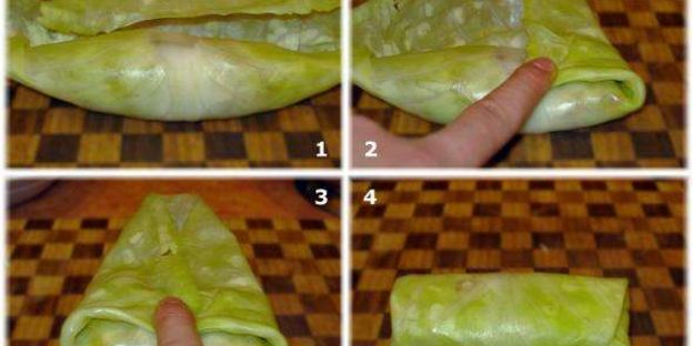 голубцы с мясом, перловкой и грибами