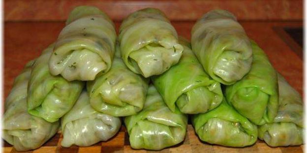 голубцы с мясом, перловкой и грибами