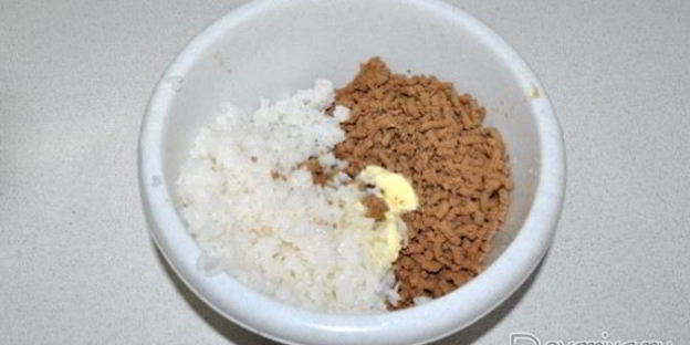 голубцы с печенью и рисом