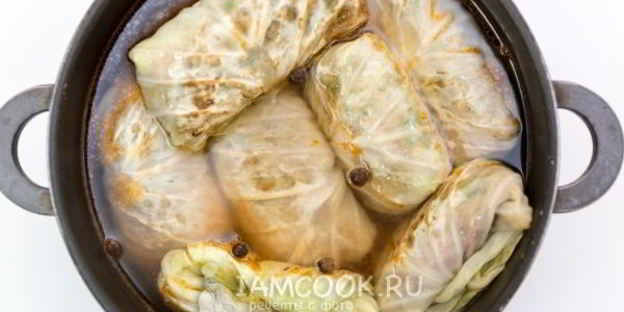 голубцы с перловкой и грибами