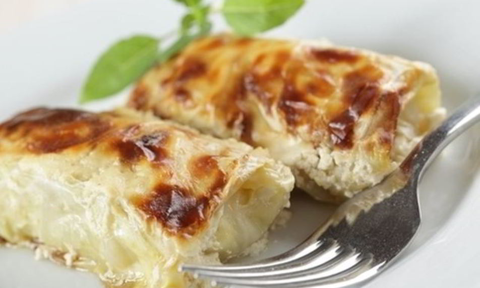 Рецепт голубцов с плавленным сыром и курицей