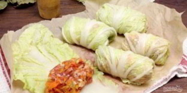 голубцы, тушенные в сметане