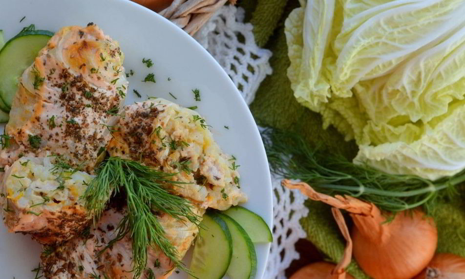 Рецепт голубцов в пекинской капусте