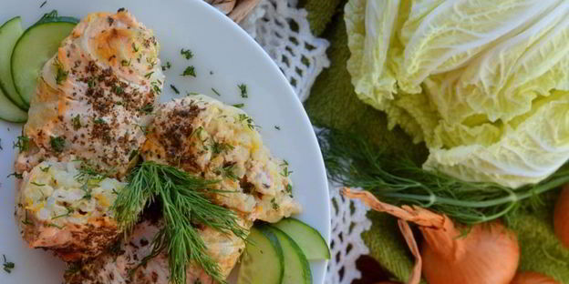 голубцы в пекинской капусте