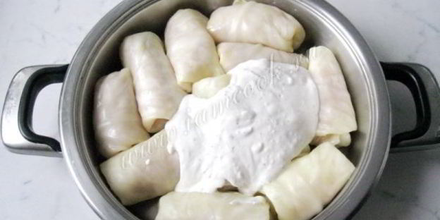 голубцы в сметанном соусе