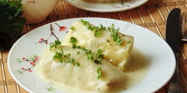 голубцы в сметанном соусе