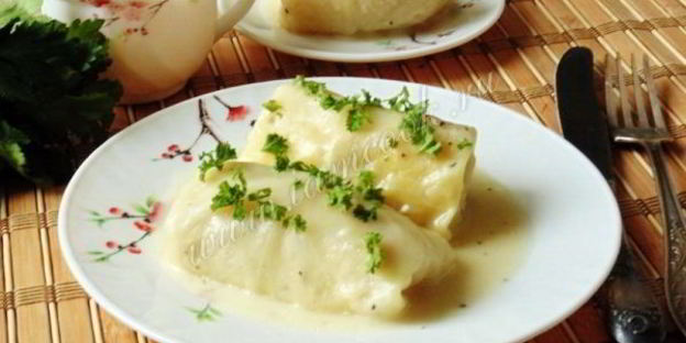 голубцы в сметанном соусе