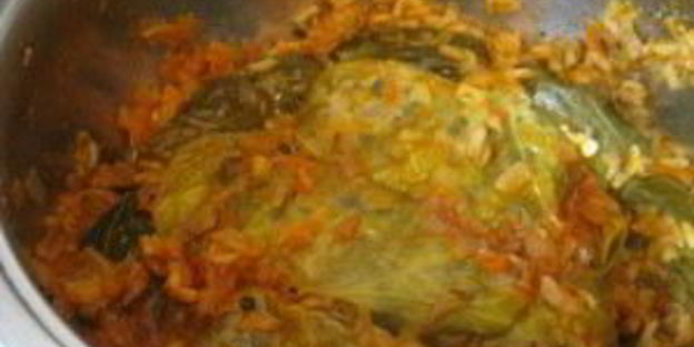 голубцы вегетарианские с грибами