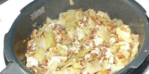 ленивые голубцы с куриным фаршем в мультиварке