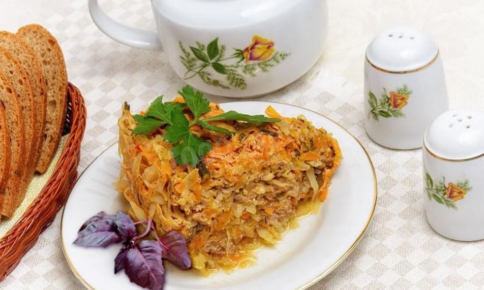 Рецепт ленивых голубцов слоями в мультиварке