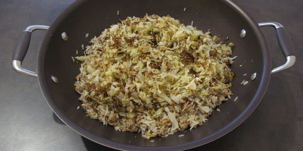 ленивые голубцы со свиным фаршем