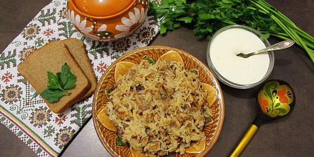 ленивые голубцы со свиным фаршем