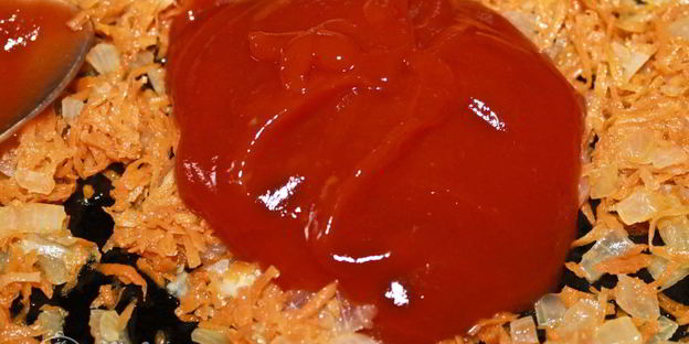 ленивые голубцы в томатном соусе