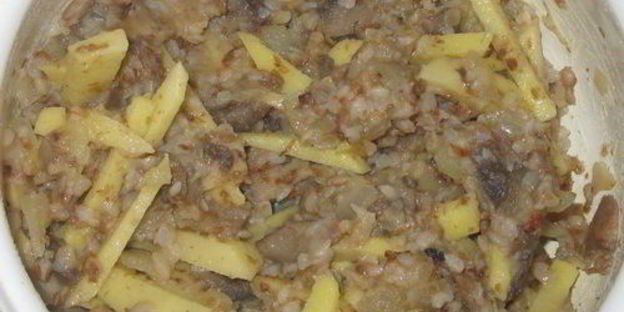 постные голубцы с гречкой и картофелем