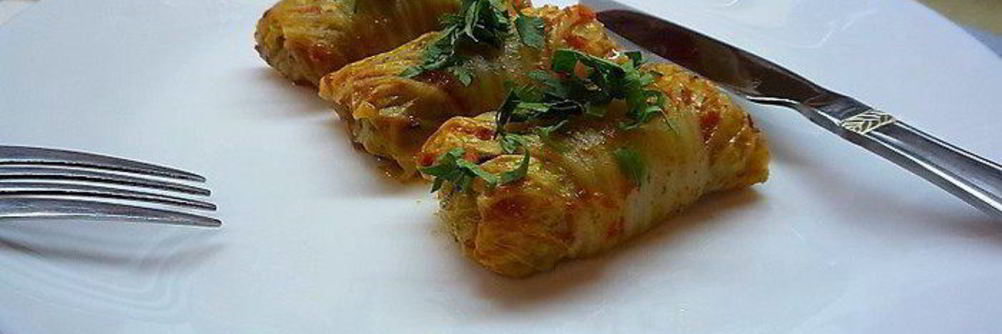 Постные голубцы с пшеном и грибами