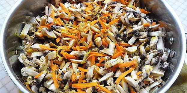 постные голубцы с пшеном и грибами