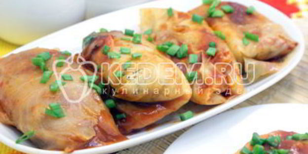 постные голубцы