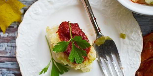 рыбные голубцы по-пермски