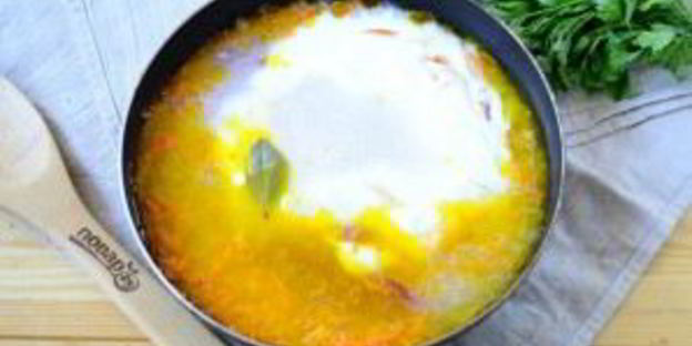 запеченные голубцы в сметане и кетчупе