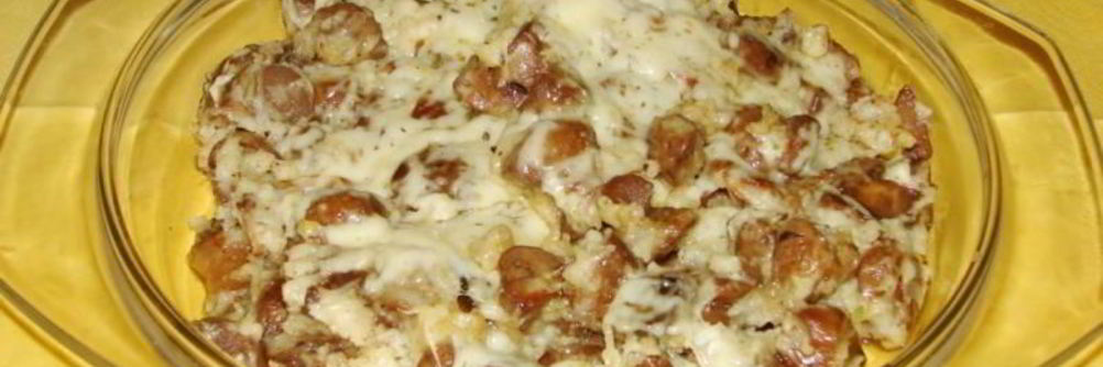 Белые грибы в сметане