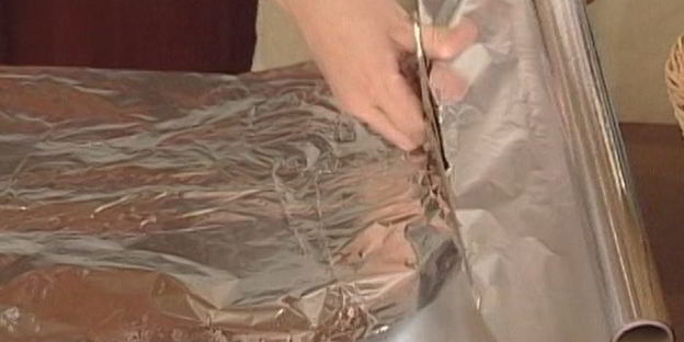 белые грибы, запеченные с мятой