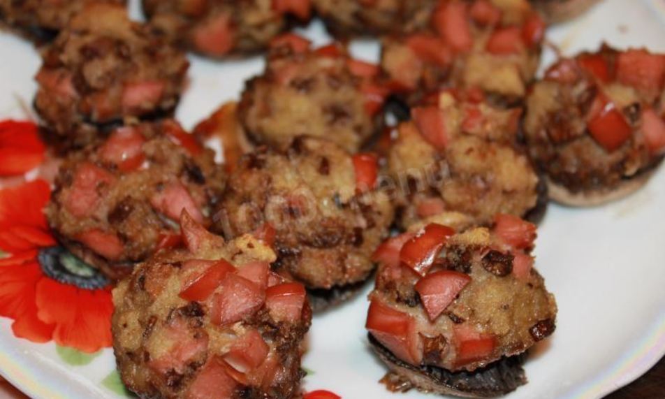 Рецепт фаршированных белых грибов