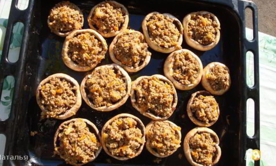 Рецепт фаршированных грибочков