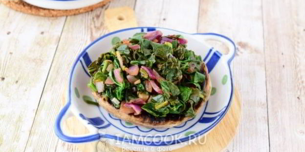 фаршированные грибы с сыром в духовке