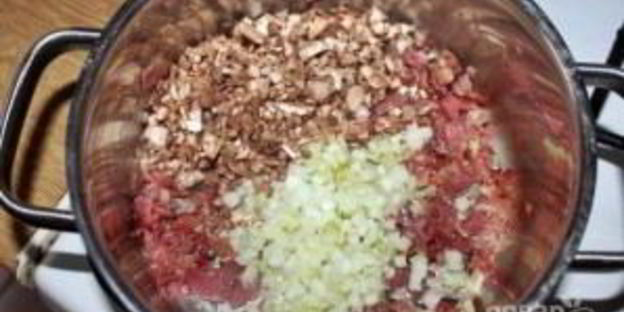 фаршированные шампиньоны в сметане