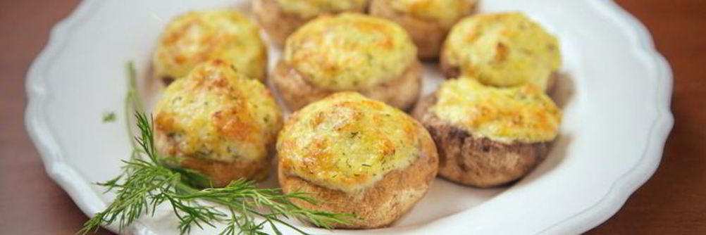 Фаршированные шампиньоны