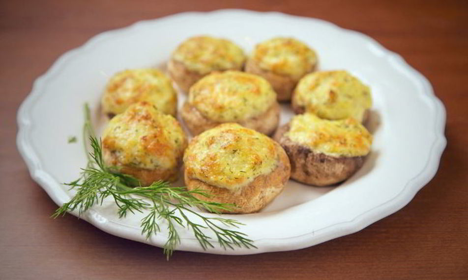 Рецепт фаршированных шампиньонов