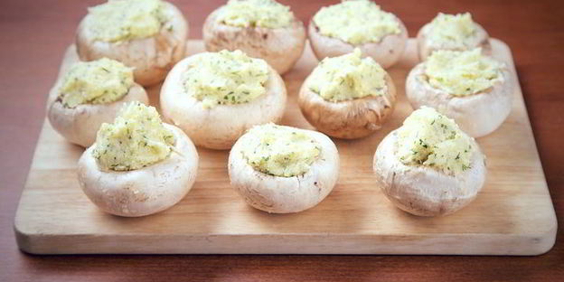 фаршированные шампиньоны