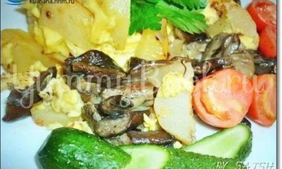 Рецепт грибов с картофелема в горшочке