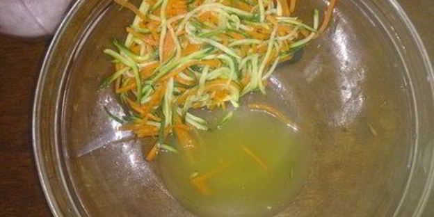 грибы вешенки с овощами по-корейским мотивам