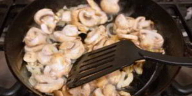 грибы, запеченные с сыром