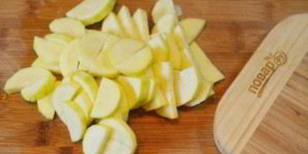 лисички с кабачками жареные