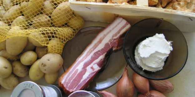 лисички жареные с картофелем