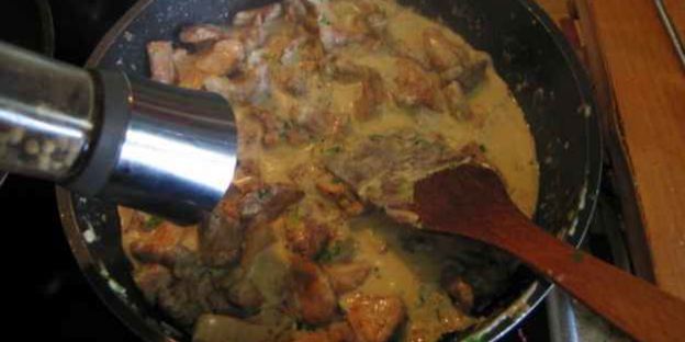 лисички жареные с картофелем