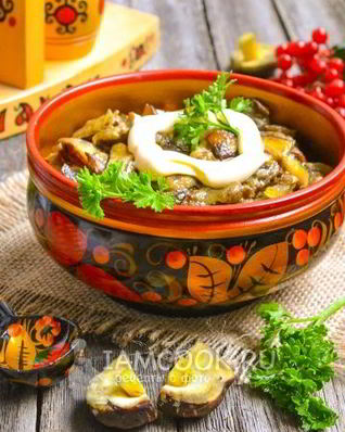 Моховики жареные