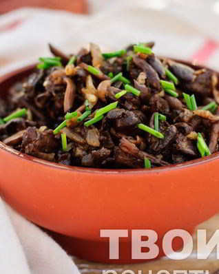 Опята жареные