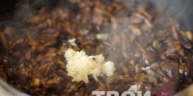 опята жареные