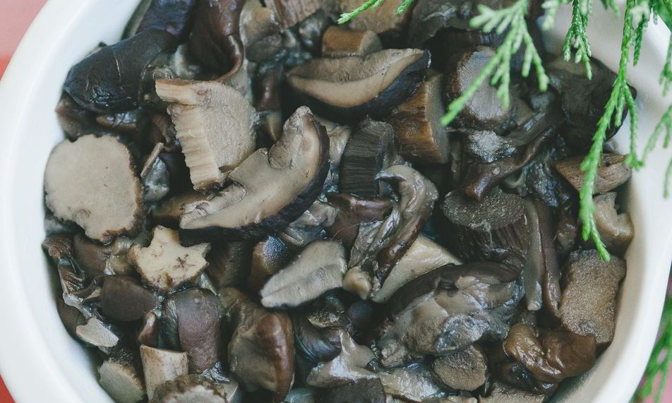 Рецепт отварных лесных грибов